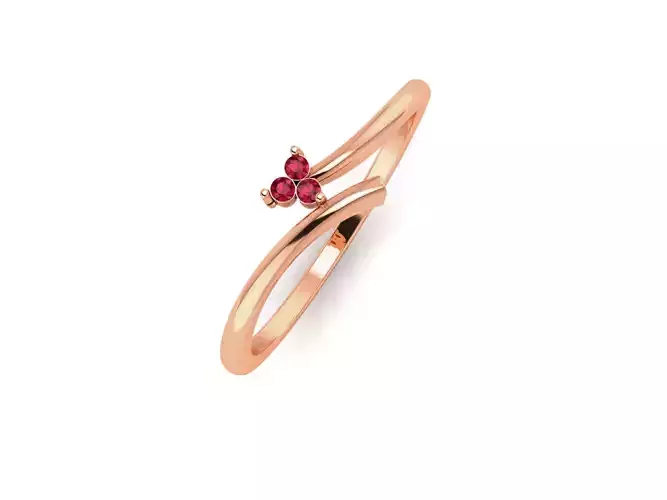 Ultra light wt minimalist Women Ring 3dm renders detail 3D print model