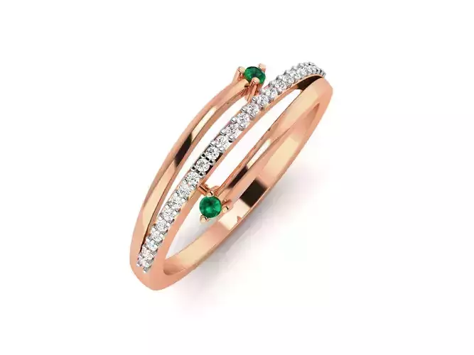 Ultra light wt minimalist Women Ring 3dm renders detail 3D print model
