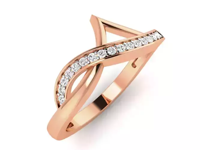 Ultra light wt minimalist Women Ring 3dm renders detail 3D print model