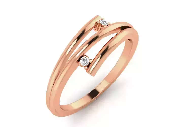 Ultra light wt minimalist Women Ring 3dm renders detail 3D print model