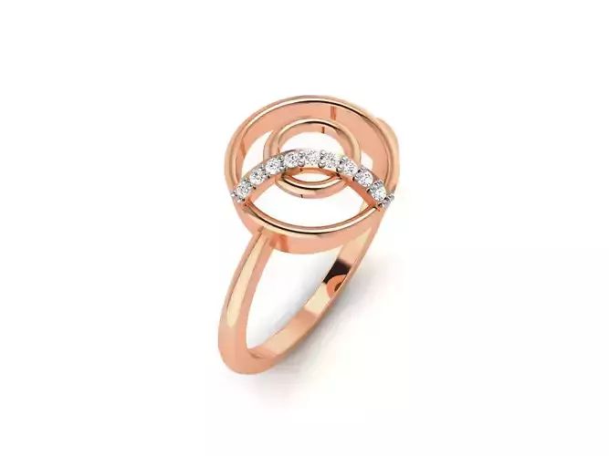 Ultra light wt minimalist Women Ring 3dm renders detail 3D print model