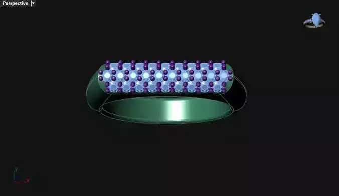 simple signet ring 3D print model