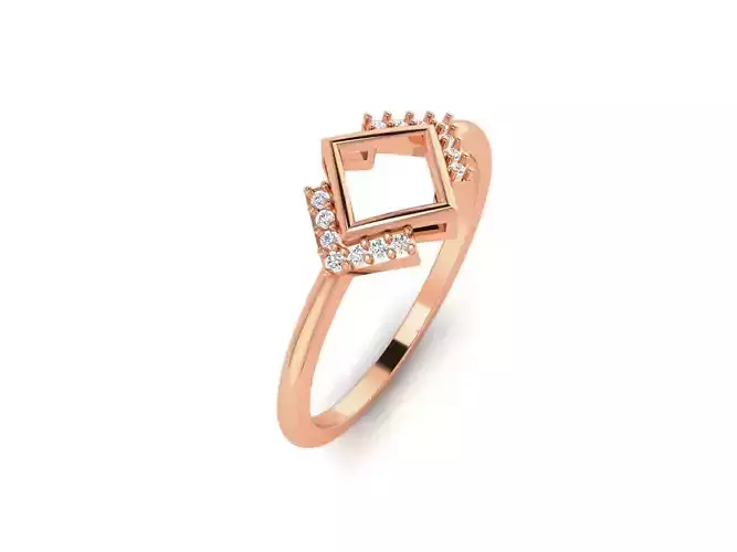 Ultra light wt minimalist Women Ring 3dm renders detail 3D print model