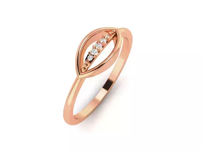 Ultra light wt minimalist Women Ring 3dm renders detail 3D print model
