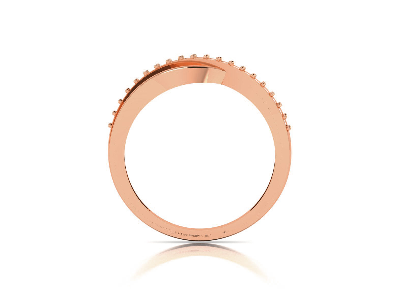 Ultra light wt minimalist Women Ring 3dm renders detail 3D print model_2