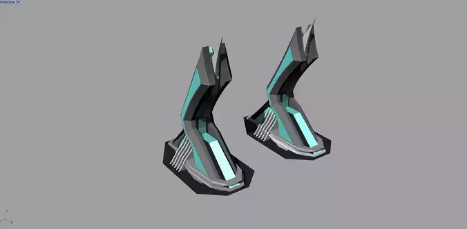 Sky tower L 3D model