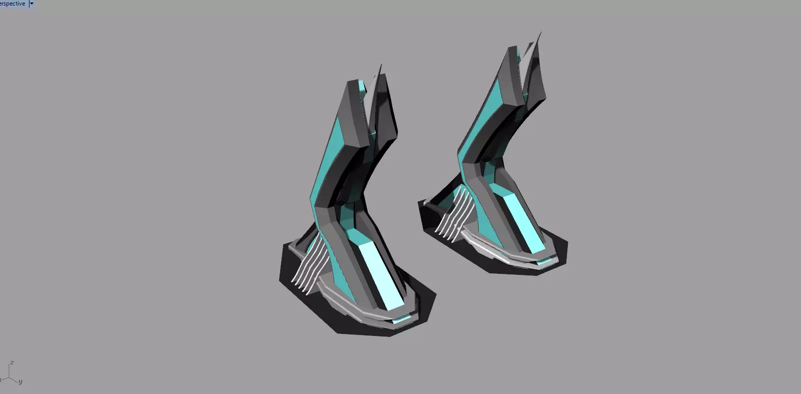 Sky tower L 3D model_0