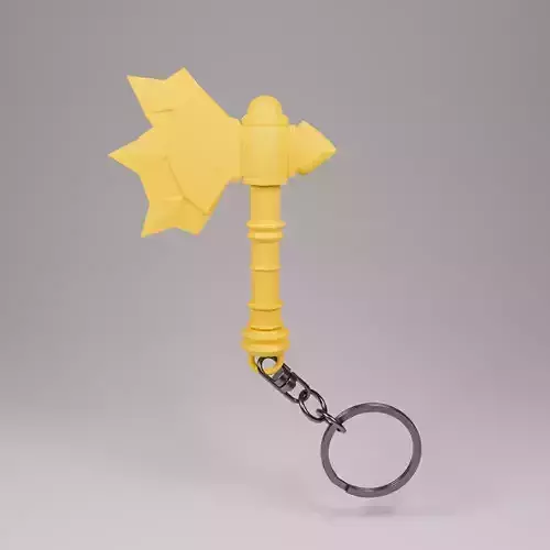 Barbaric Axe Keychain  3D print model