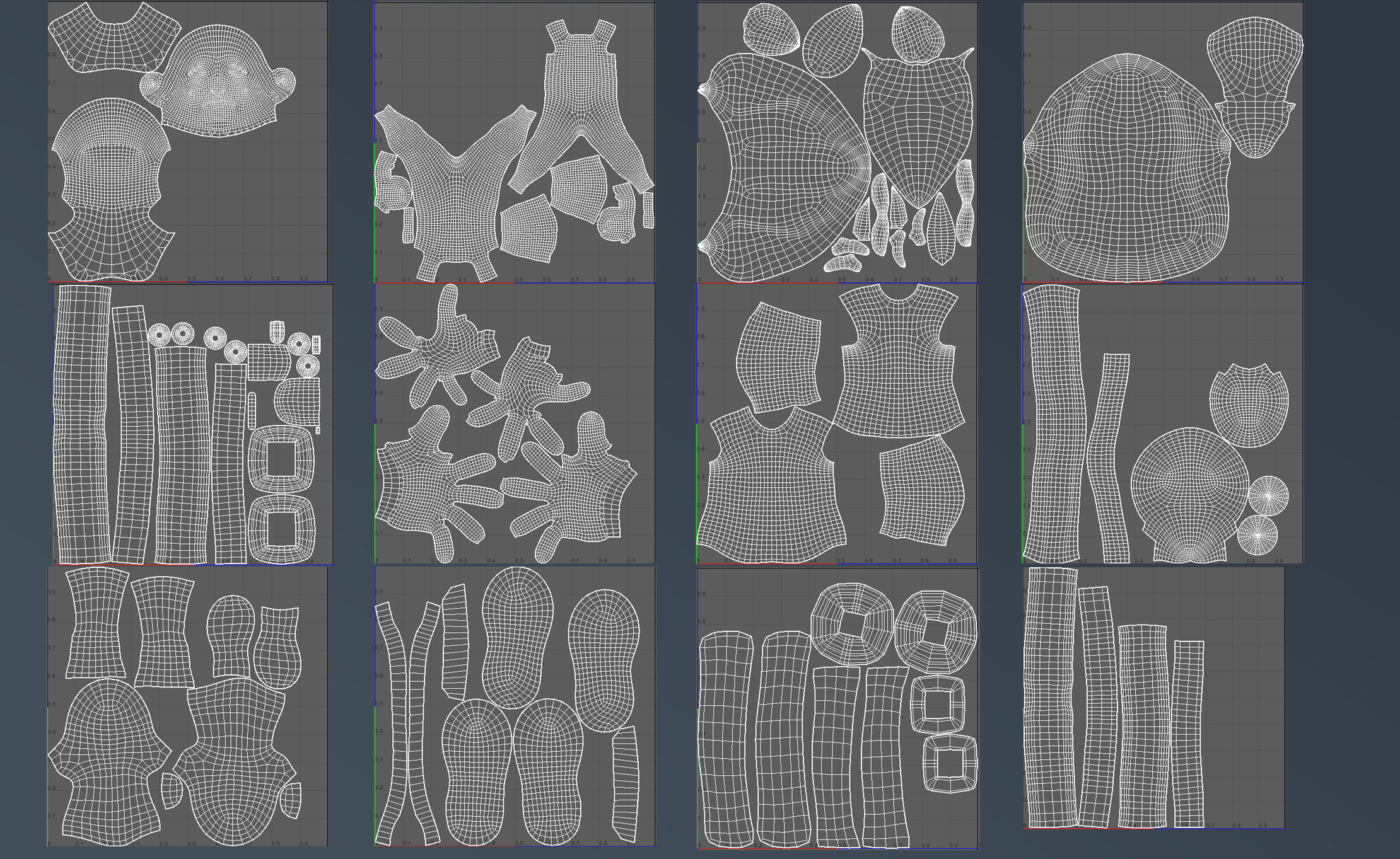 Santa Claus - Low-poly Low-poly 3D model_4