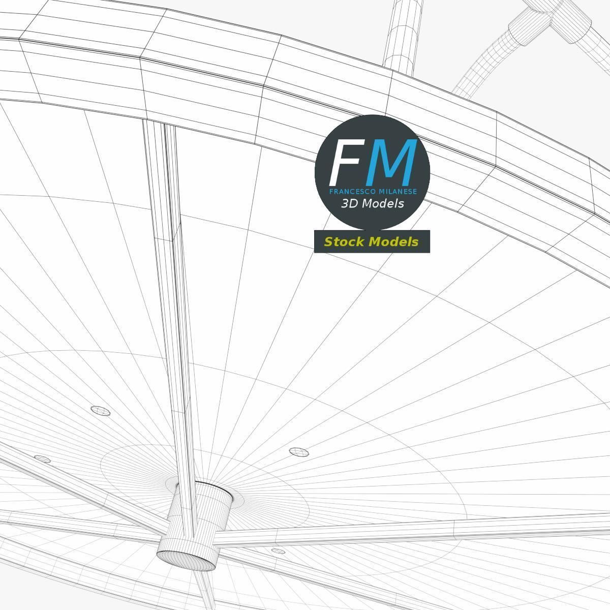 Playground merry-go-round 2 3D model_8