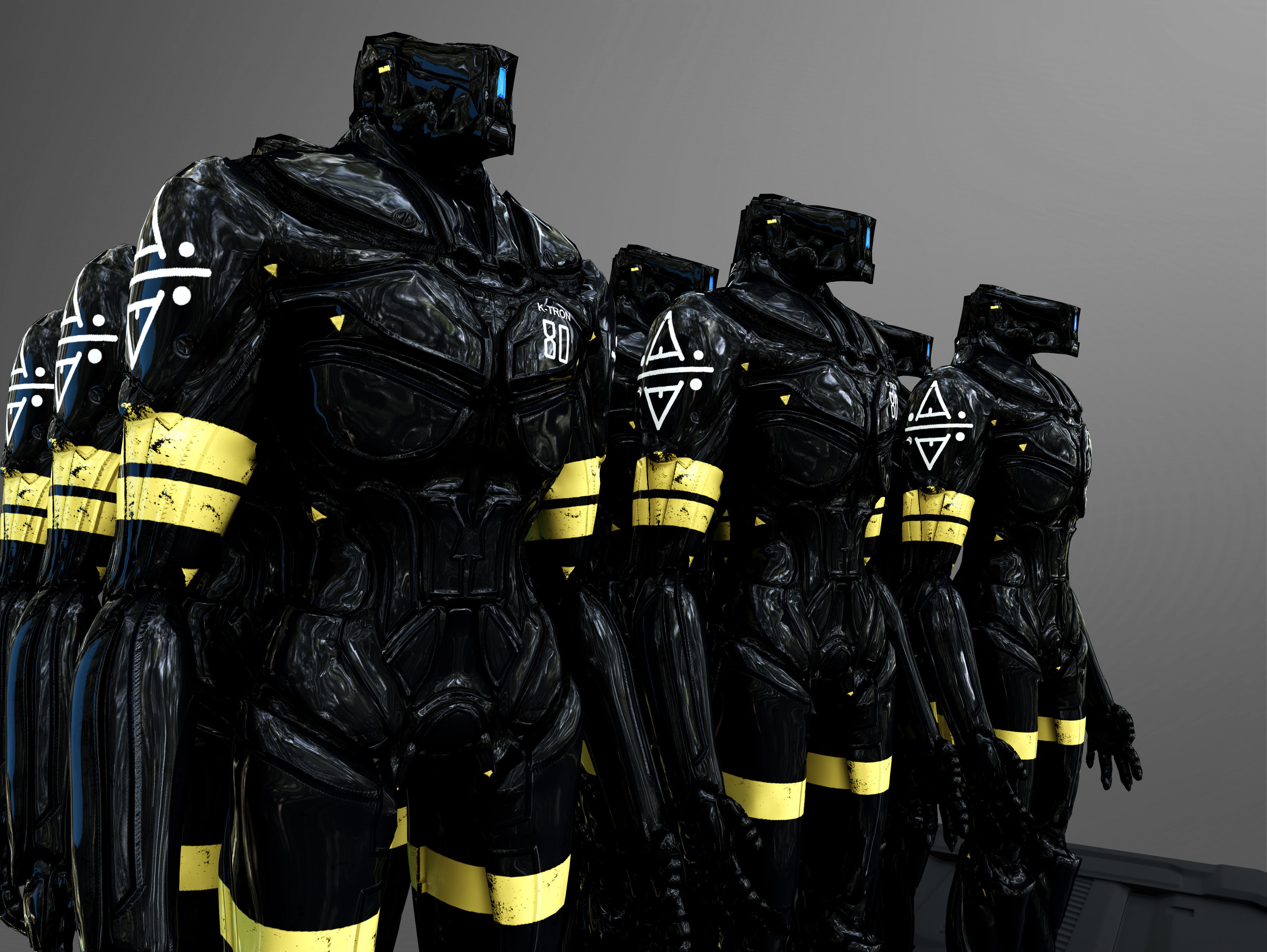 K-Tron  Low-poly 3D model_6