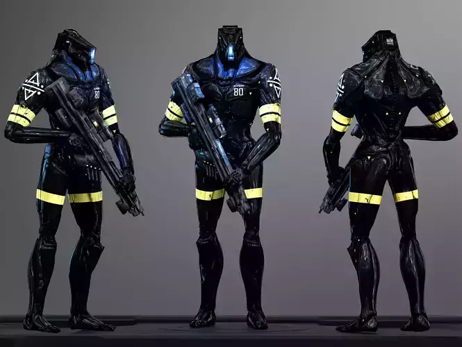 K-Tron  Low-poly 3D model