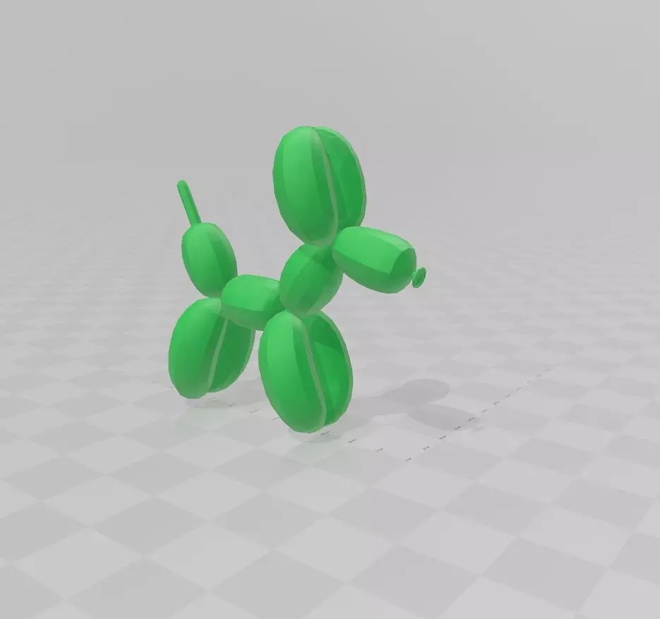 ballon dog 3D print model