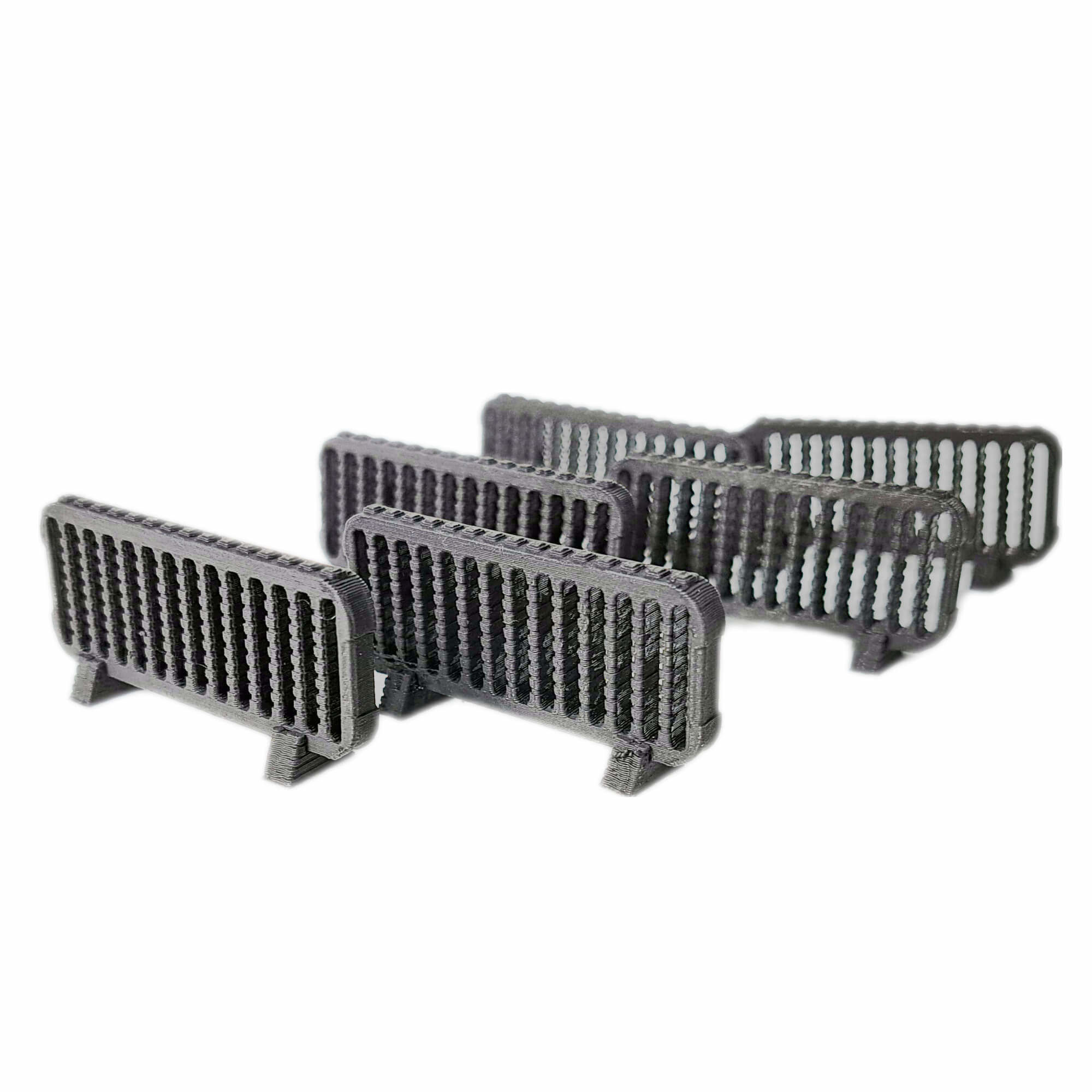 Industrial Chain Link Fences And Watch Towers 3D print model_39