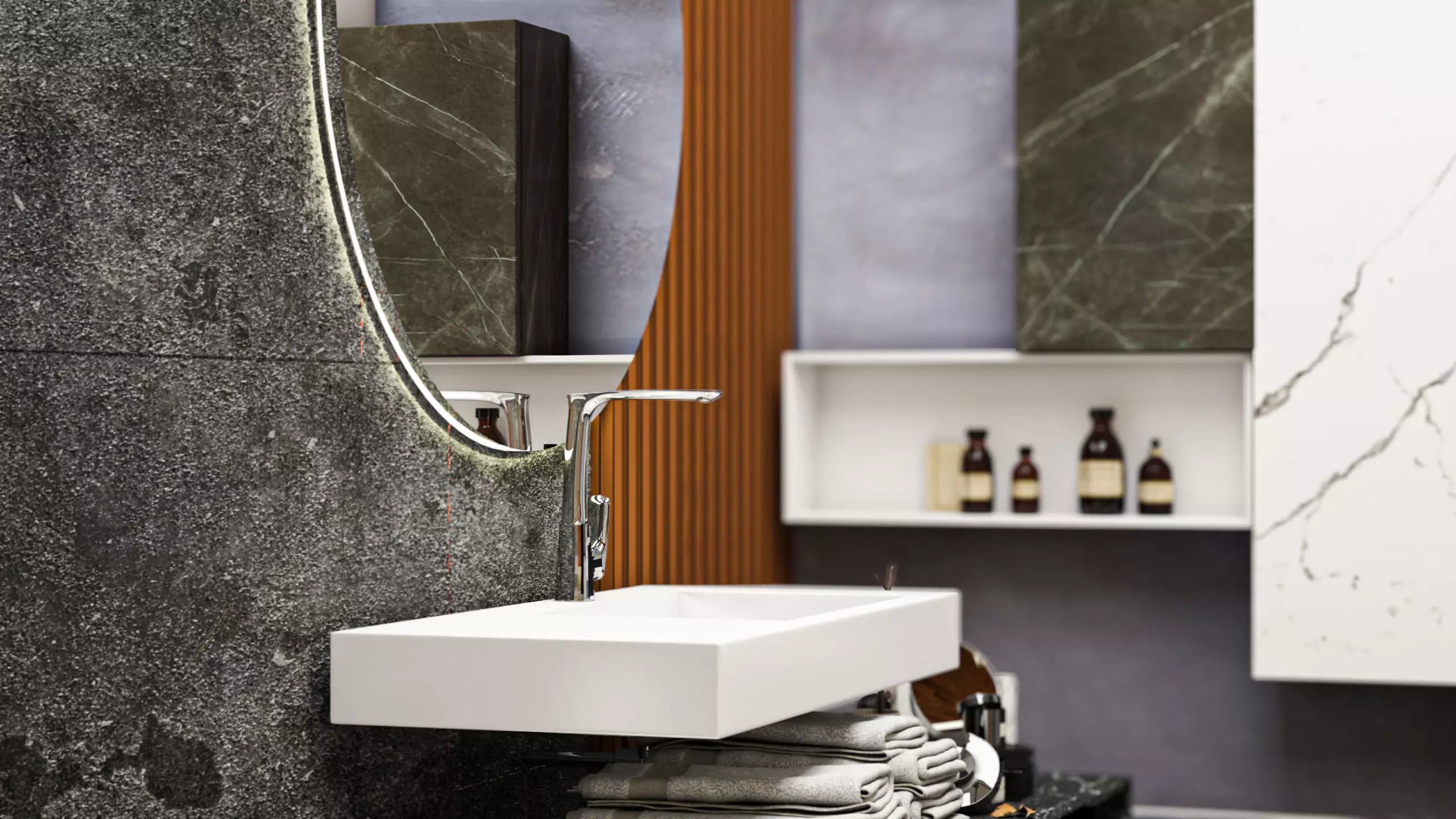 MODERN BATHROOM 3D model_0