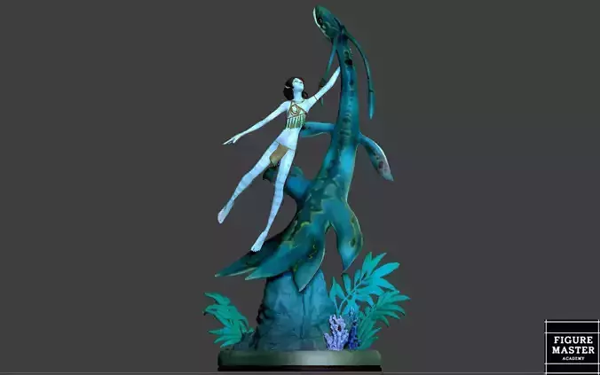 AVATAR KIRI WAY OF WATER STATUE 3D 3D PRINT