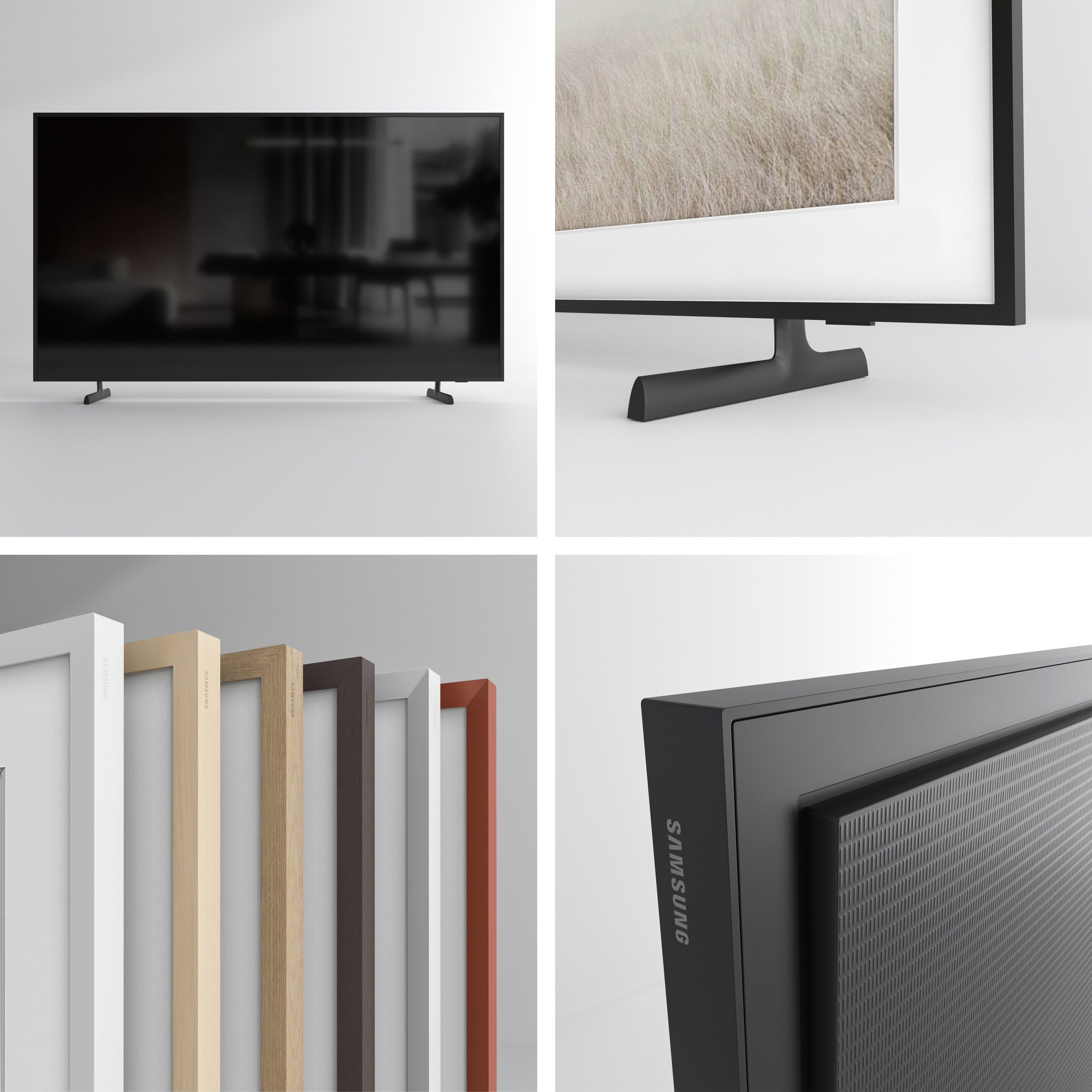 Samsung Class The Frame ArtMode QLED 4K HDR Smart TV 2020 3D model_4
