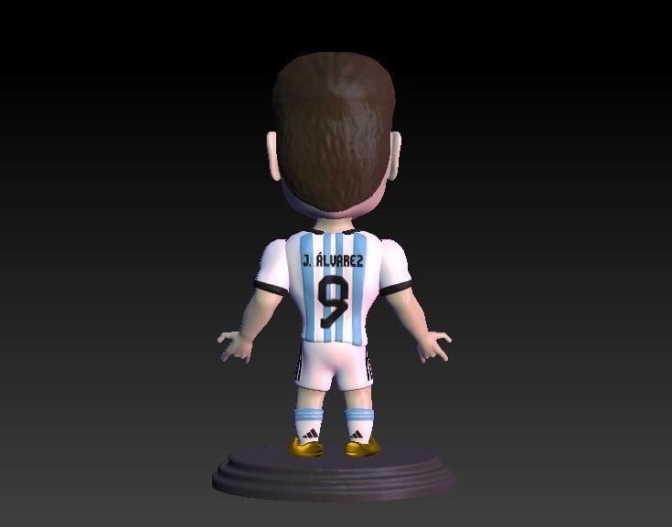 Julian Alvarez - Seleccion Argentina 3D print model_1