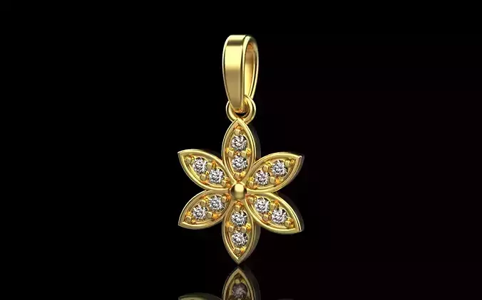 Flower pendant model 286