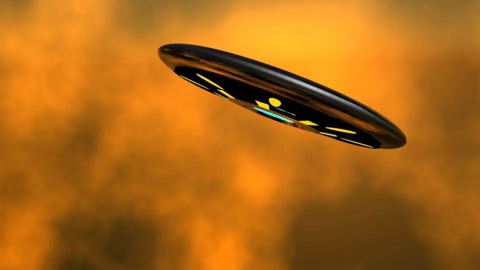 UFO model free download UFO Space ship 3d model Free low-poly 3D model_0