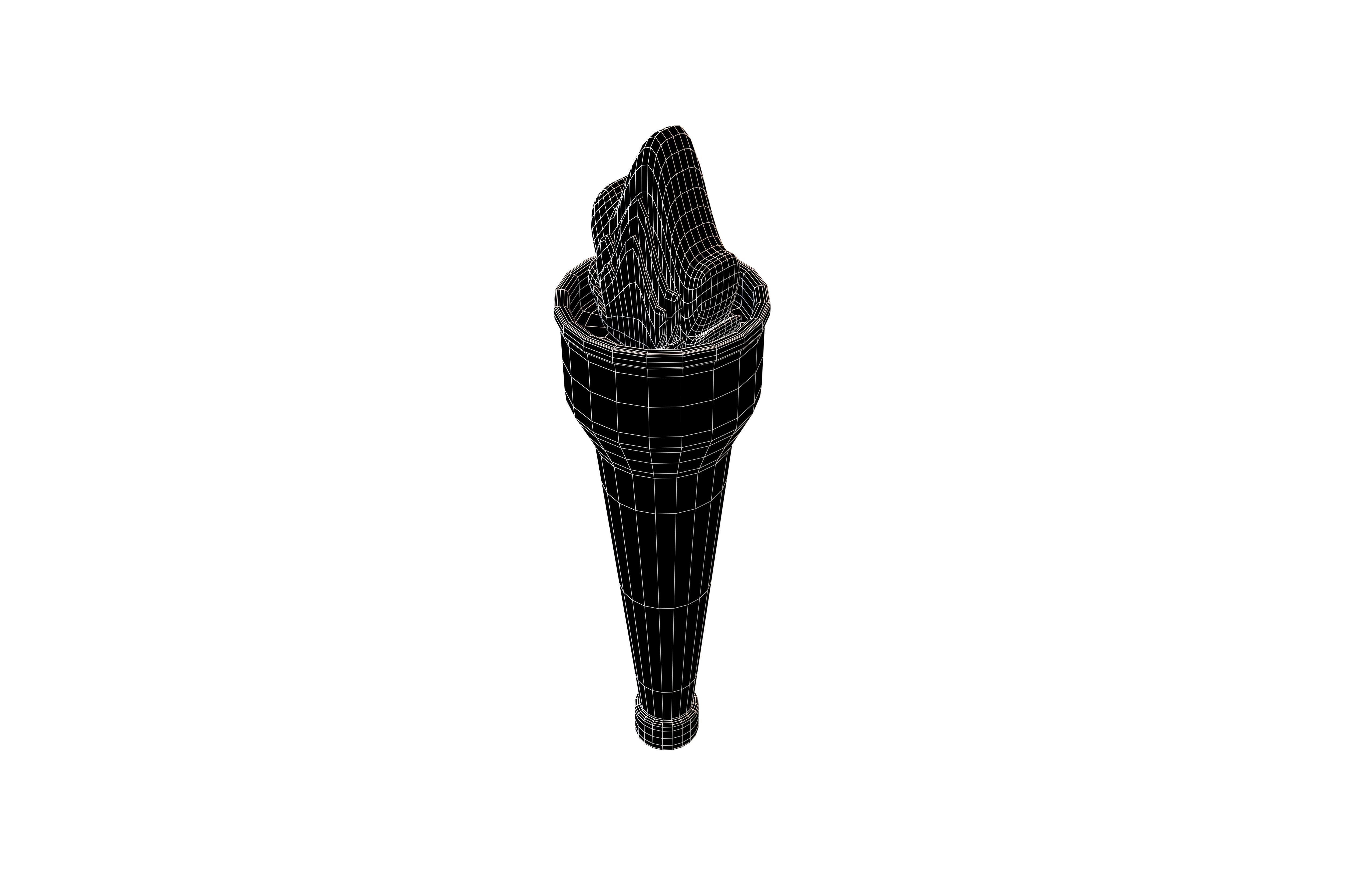 Torch v2 001 Low-poly 3D model_5