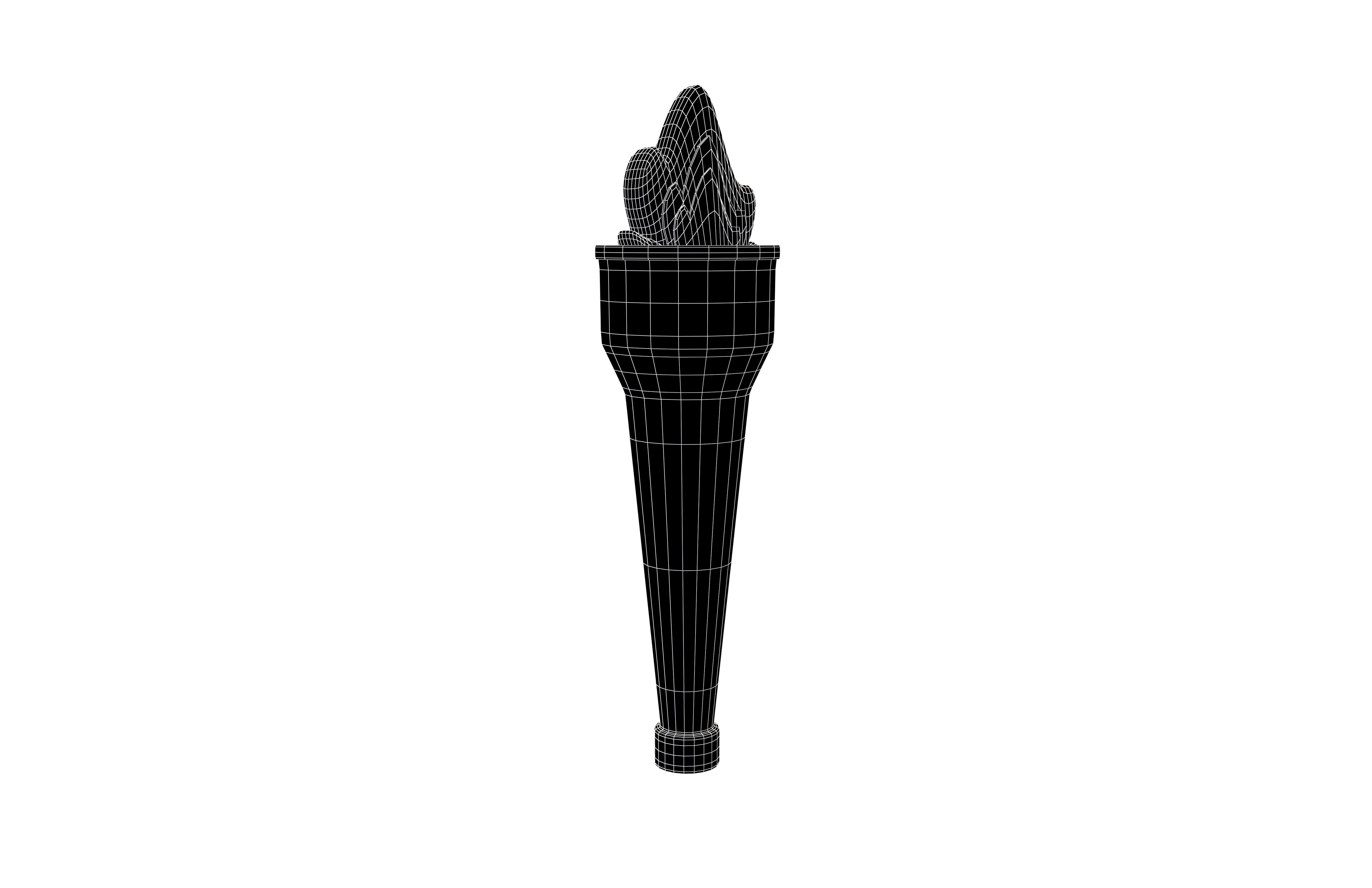Torch v2 003 Low-poly 3D model_7