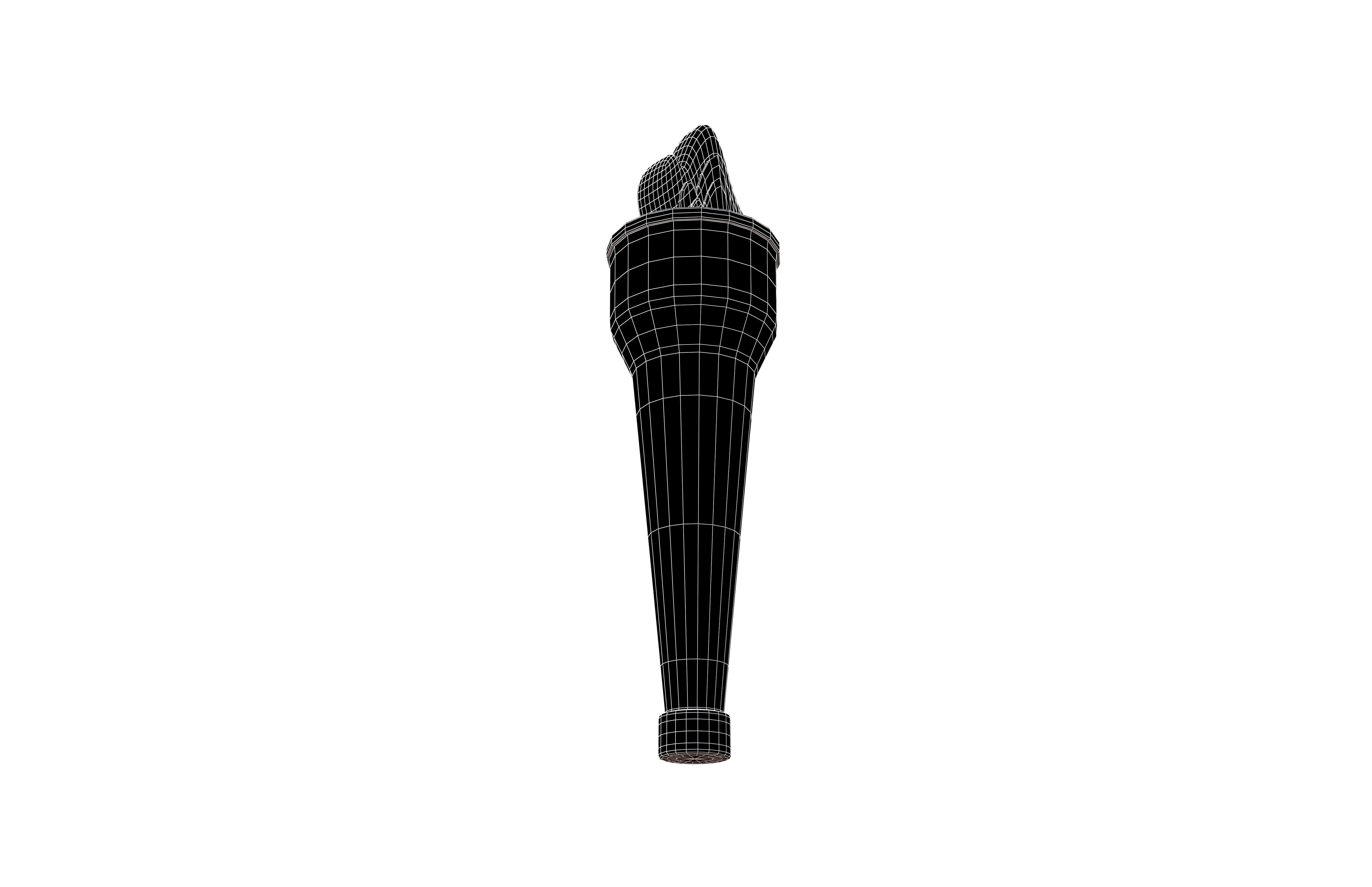 Torch v2 003 Low-poly 3D model_6
