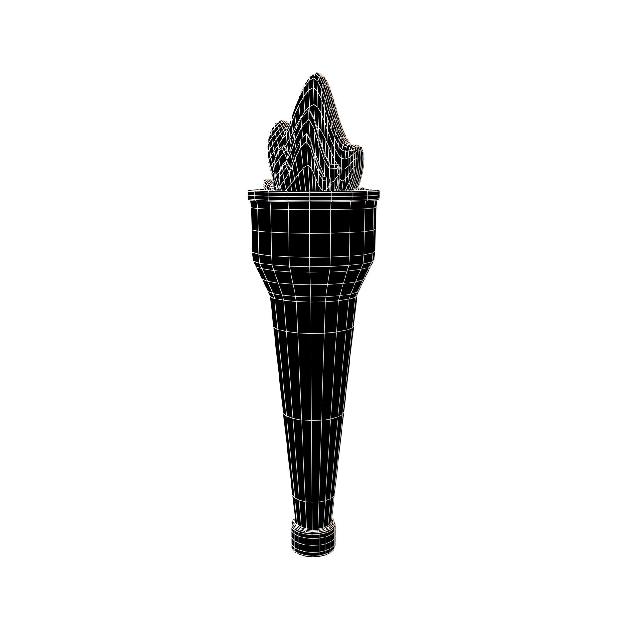 Torch v2 003 Low-poly 3D model_4