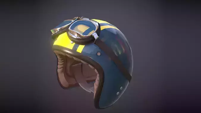vintange  motorcycle helmet