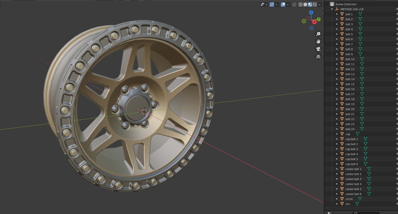 Method 106 beadlock highpoly rim 3D model_15