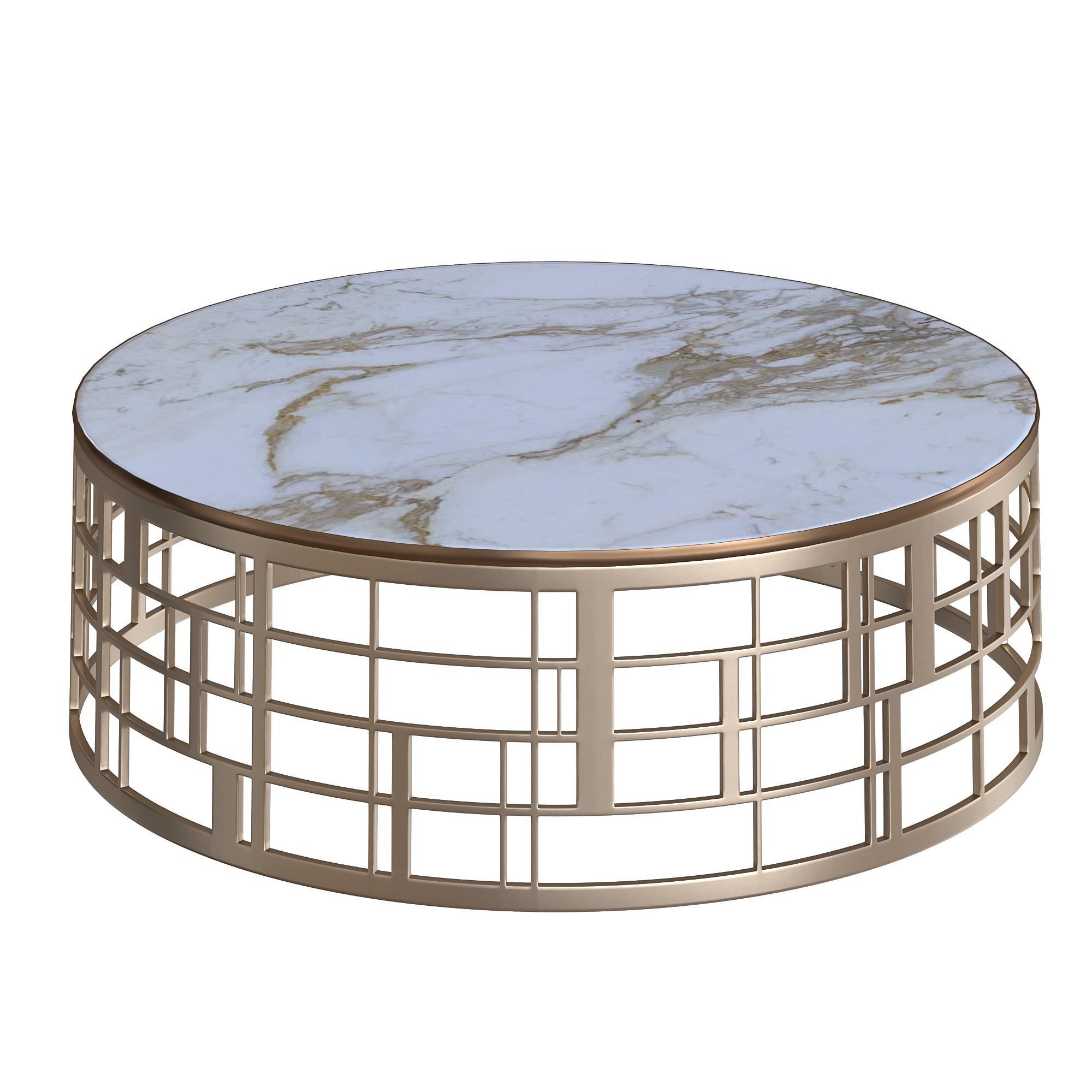 Koro 120 Coffee and Side Table 3D model_1