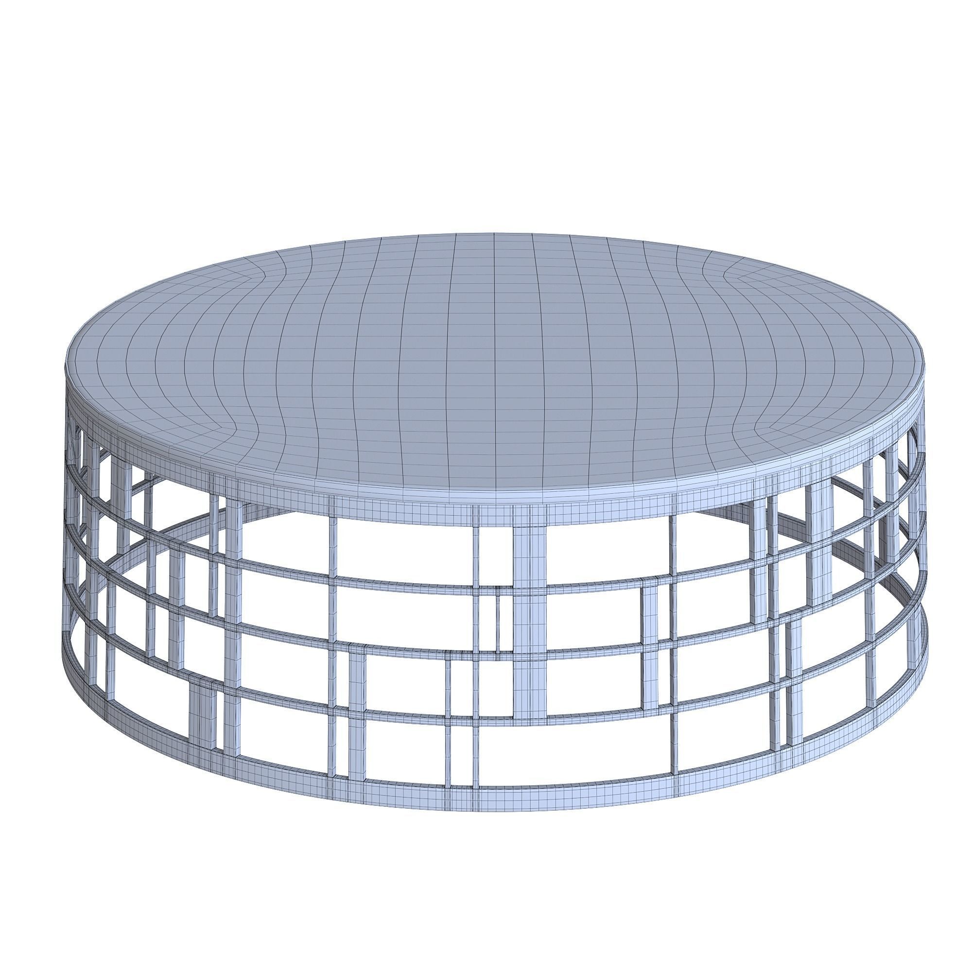 Koro 120 Coffee and Side Table 3D model_2