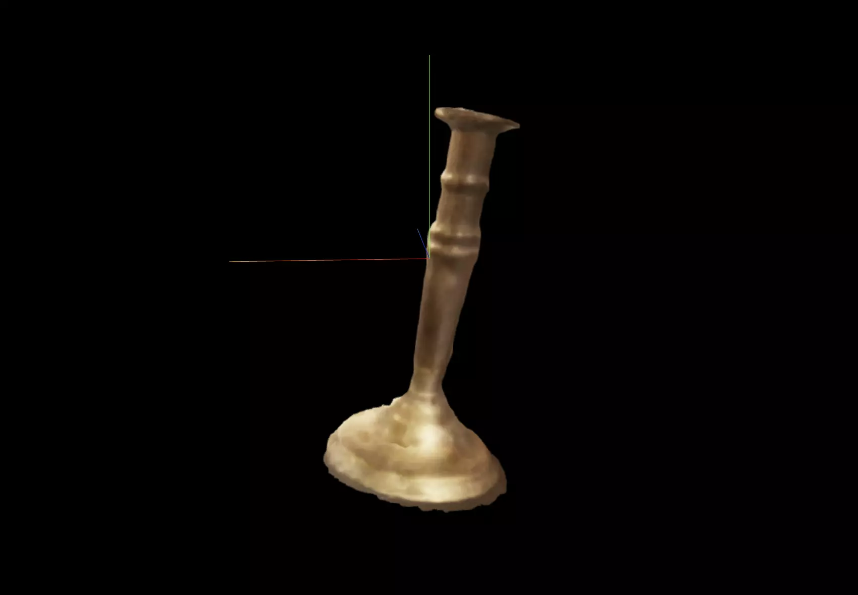 Candle brass Stake Free 3D print model_0