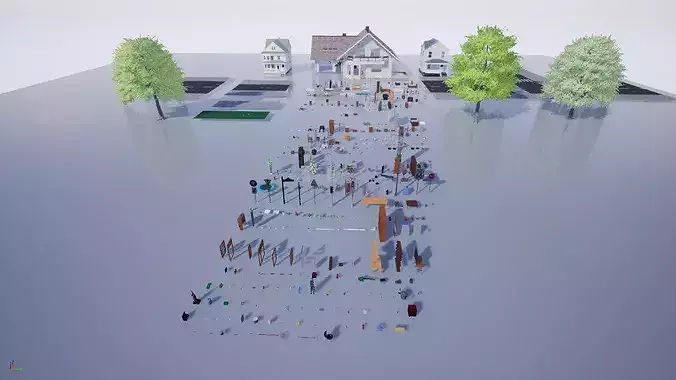 Full Modular House 3D model 4