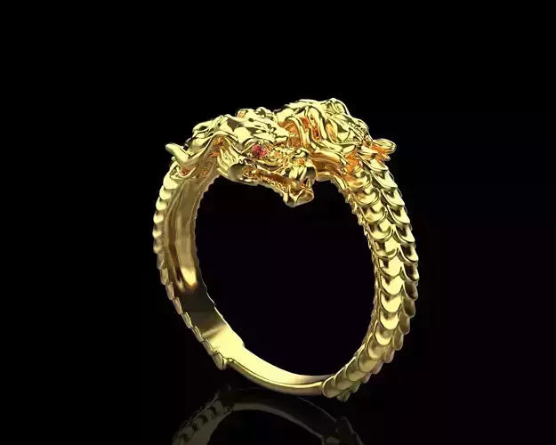 Dragon Ring  0149 3D print model