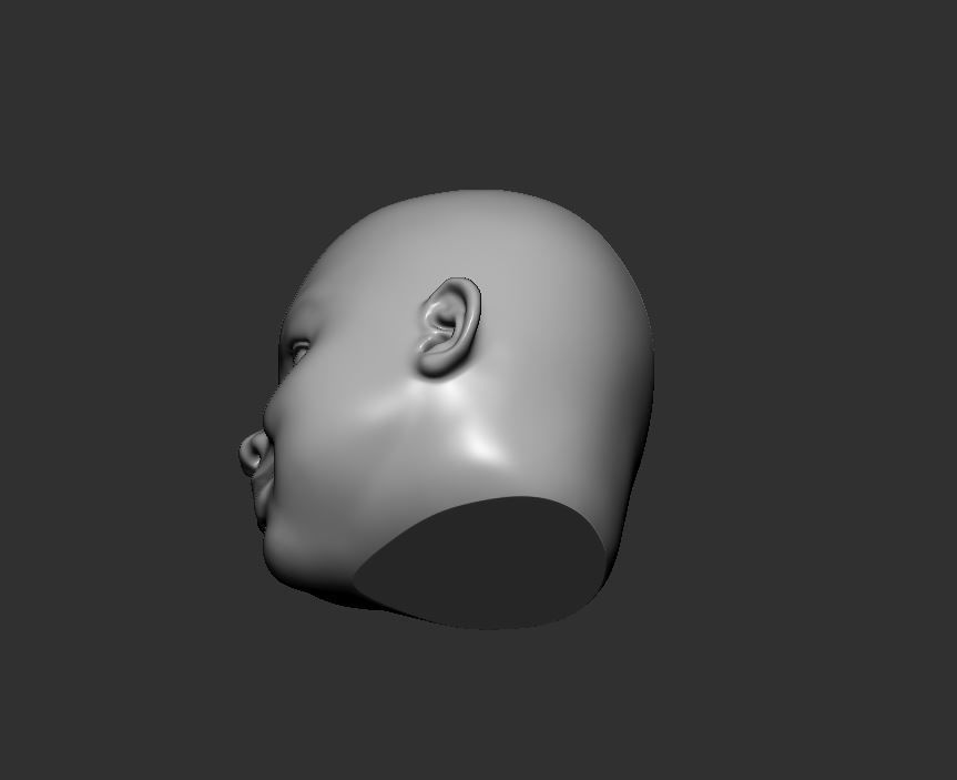 Head 76 3D print model_4
