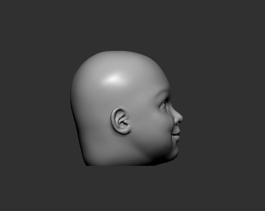 Head 76 3D print model_2