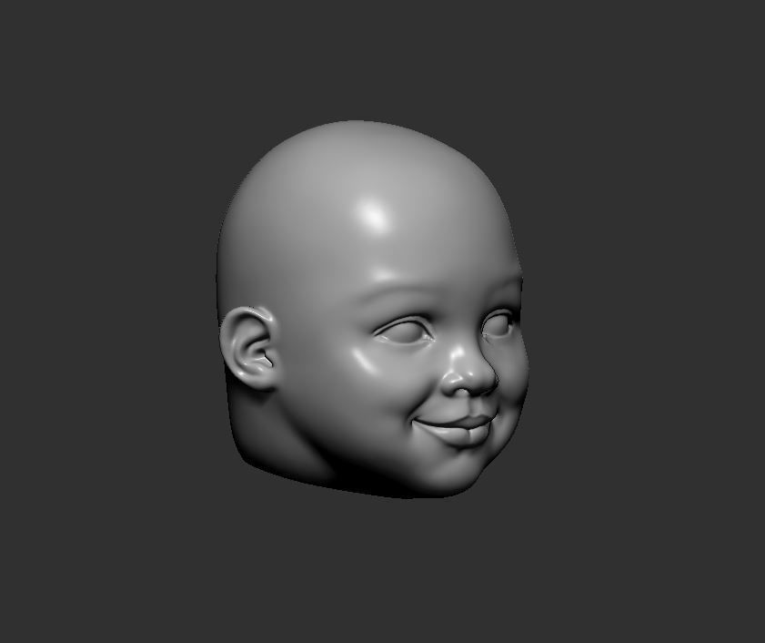 Head 76 3D print model_1