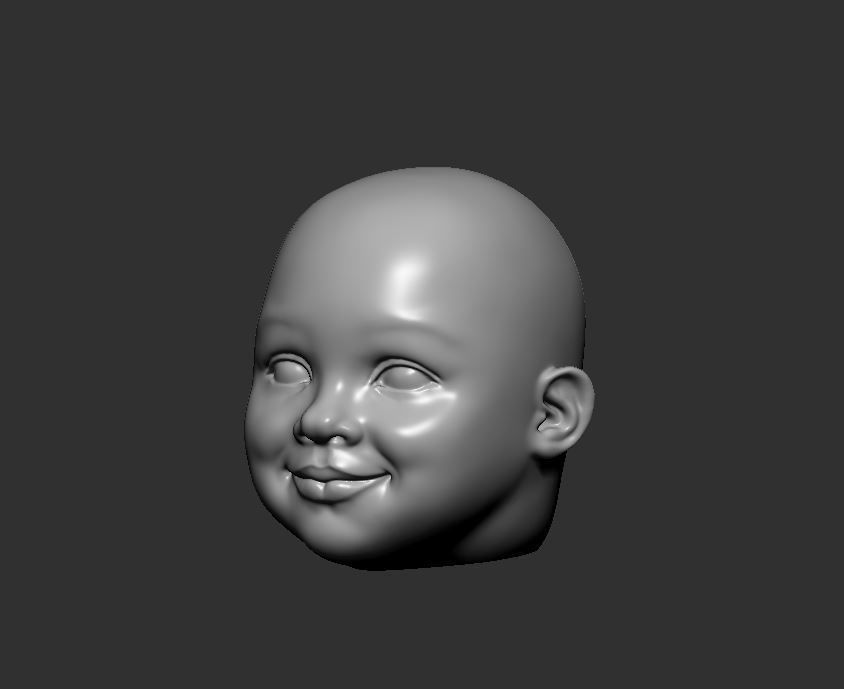 Head 76 3D print model_5