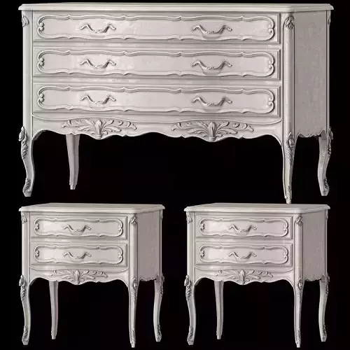 frenchbedroomcompany provencal nightstand and dresser