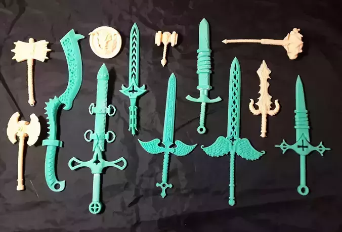 Weapons collection 3d print 