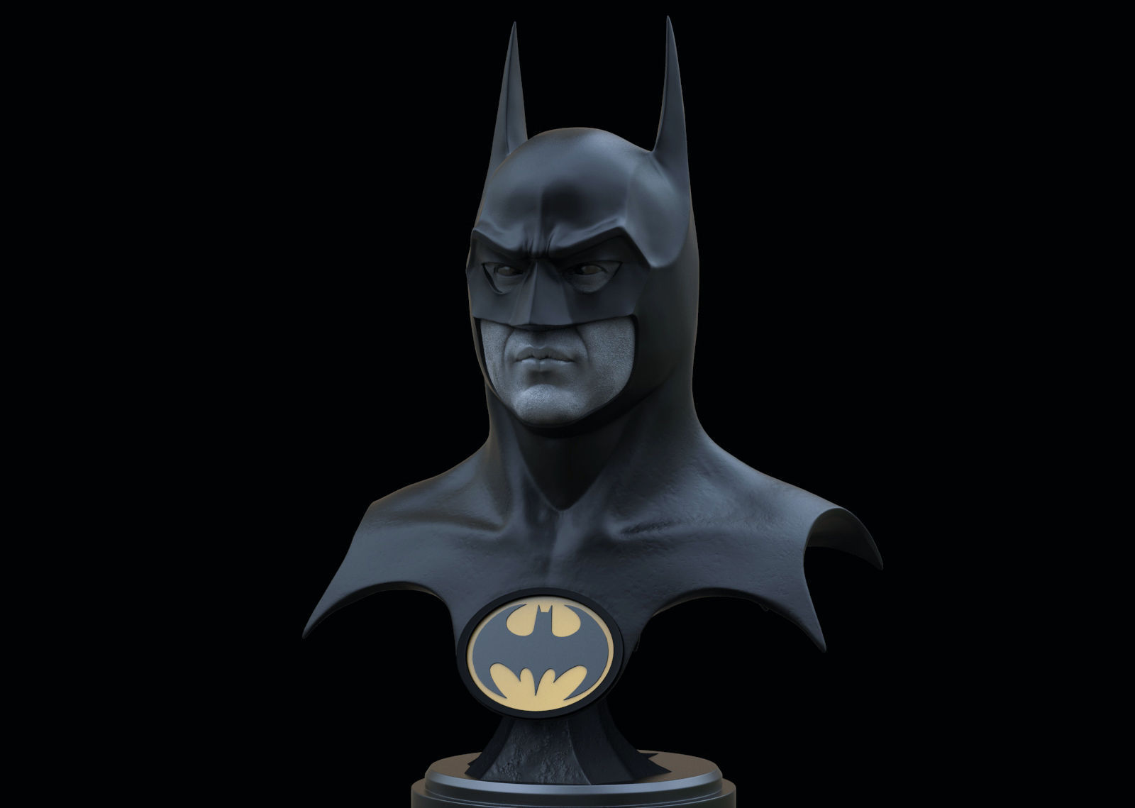 Michael Keaton - Batman Bust 3D print model_1