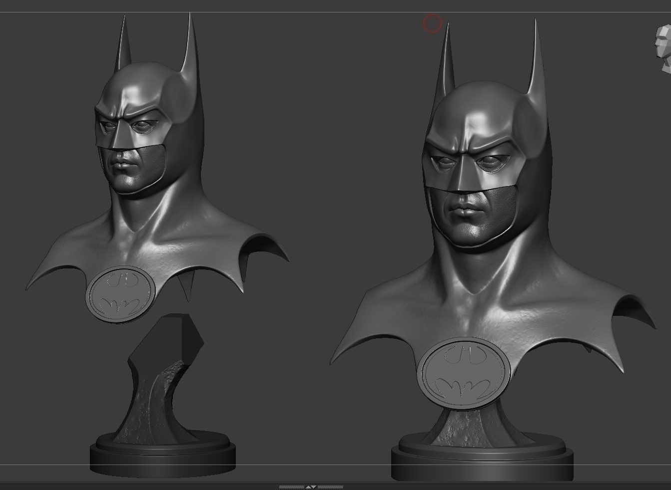Michael Keaton - Batman Bust 3D print model_12