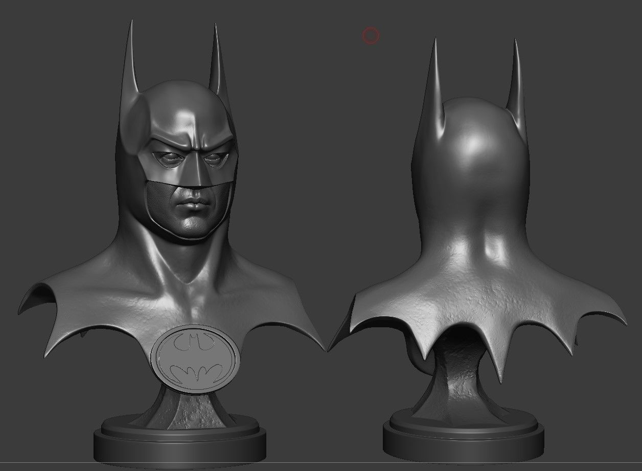 Michael Keaton - Batman Bust 3D print model_11