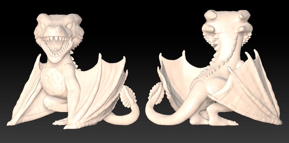 Funko Syrax - House of the Dragon 3D print model_3