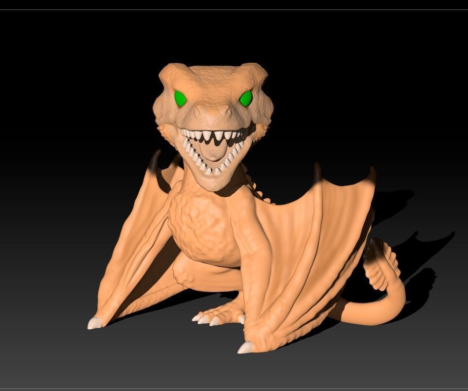 Funko Syrax - House of the Dragon 3D print model_1