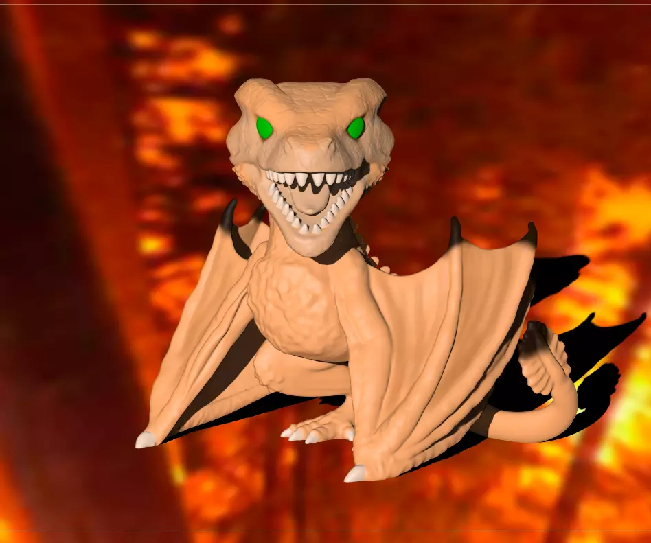 Funko Syrax - House of the Dragon 3D print model_0