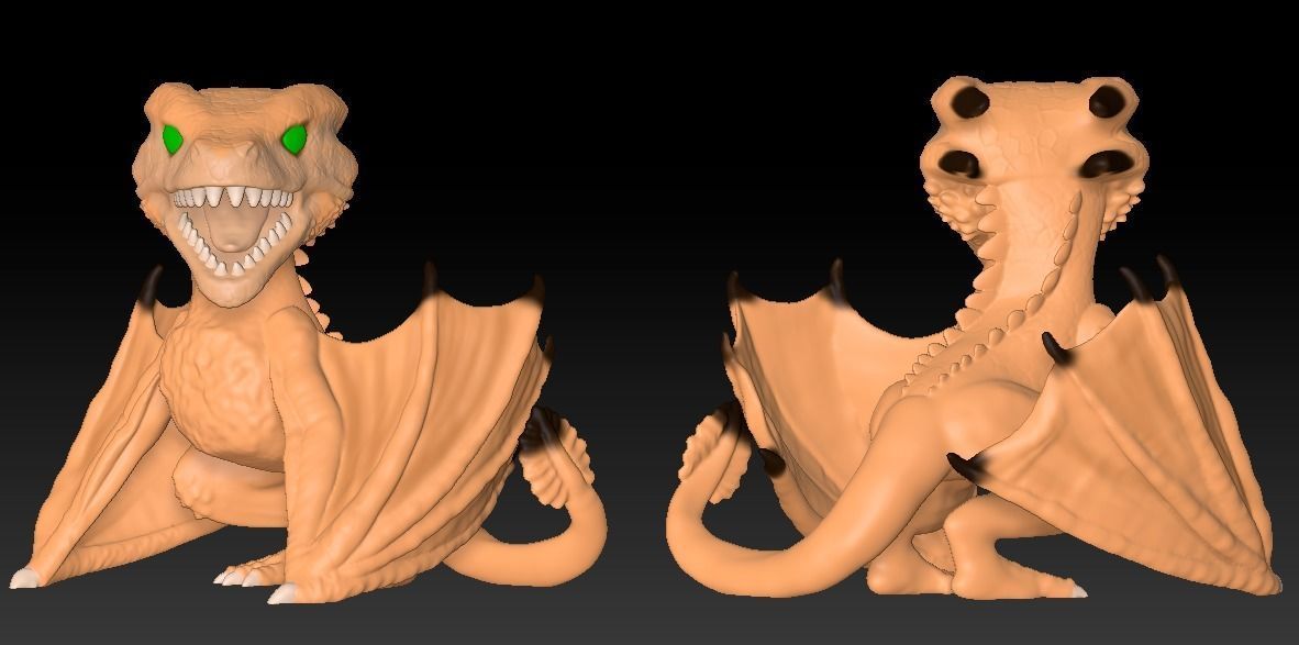 Funko Syrax - House of the Dragon 3D print model_2