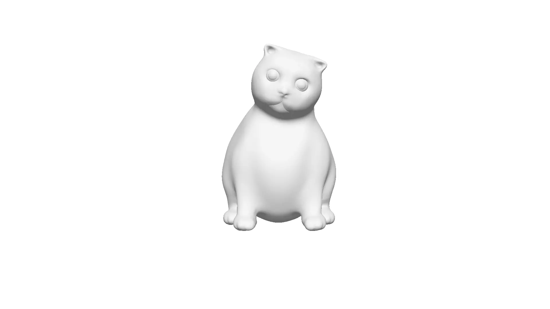 Fat cats 3D print model