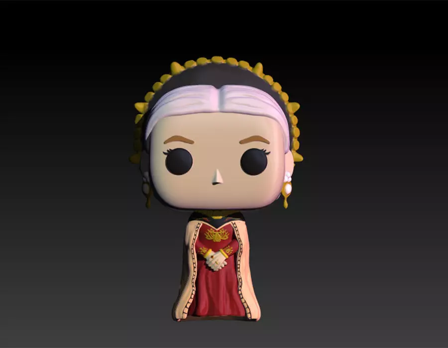 Funko Rhaenyra Targaryen - House of Dragon 3D print model_0
